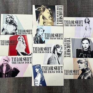 New Taylor Swift Set of 10 Eras Tour VIP Exclusive Postcards